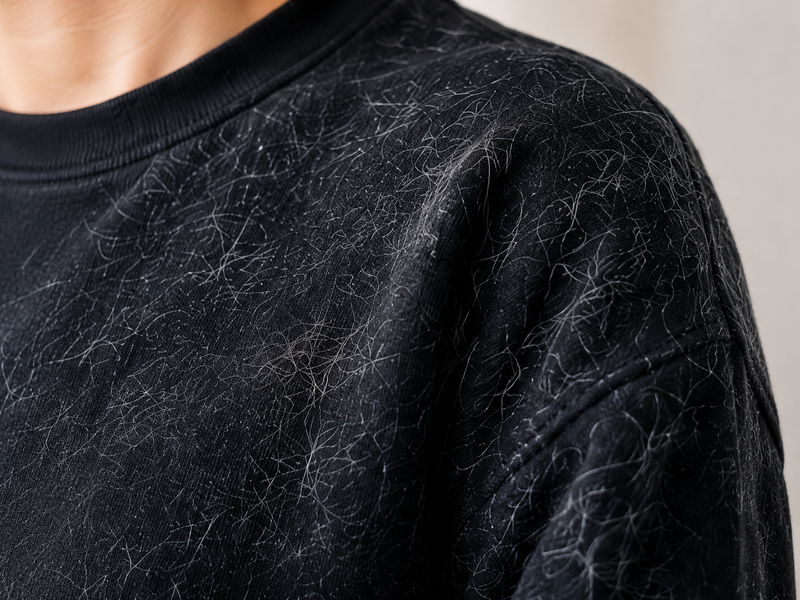 Hair on clothes