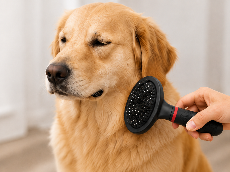 Pets hate rough brushes